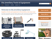 Tablet Screenshot of dixequipment.com